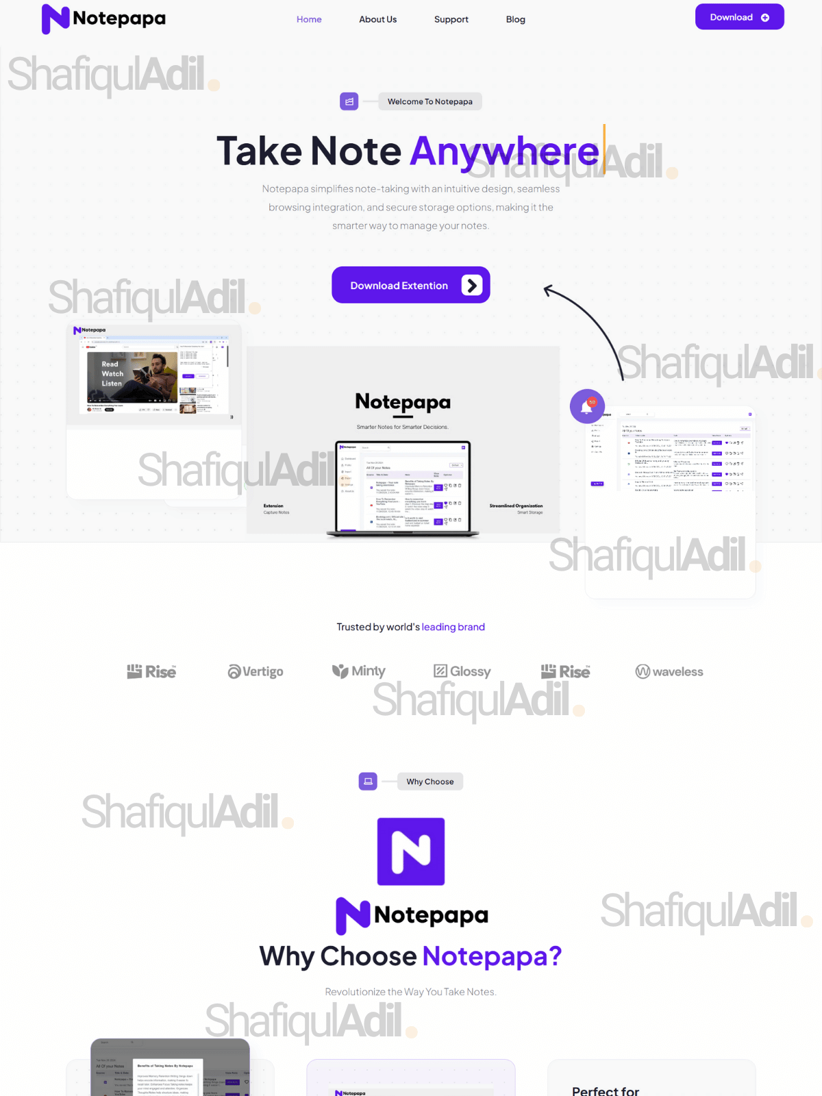 shafiquladil portfolio notepapa 01