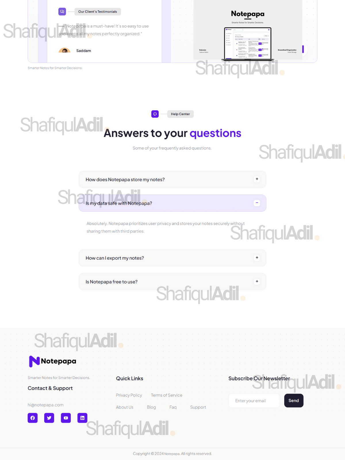 shafiquladil portfolio notepapa 03